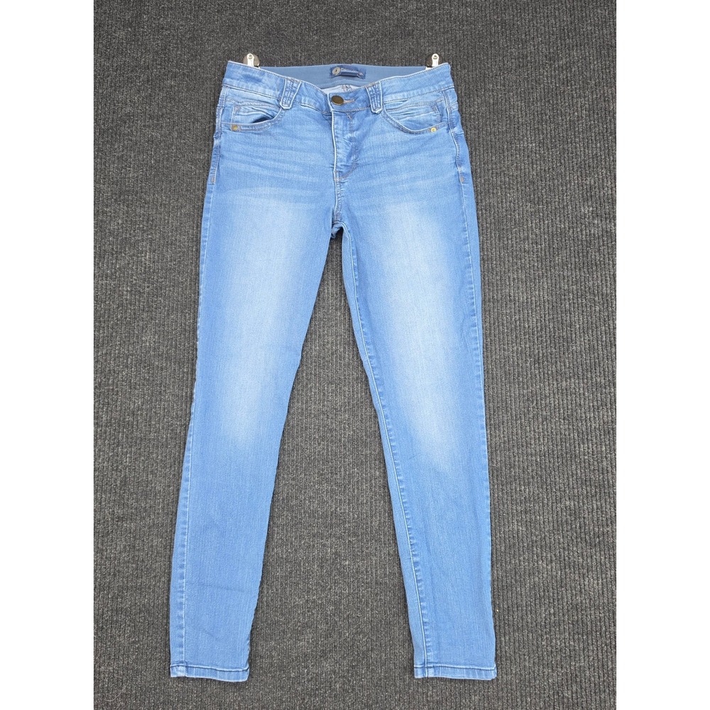 Democracy Ab solution Skinny Jeans Light Wash Blue Stretch Denim B1105BBNH 10